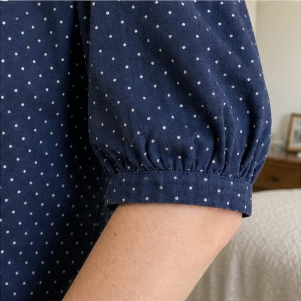 Charcoal Ruffle Blouse - Picture 5 of 6